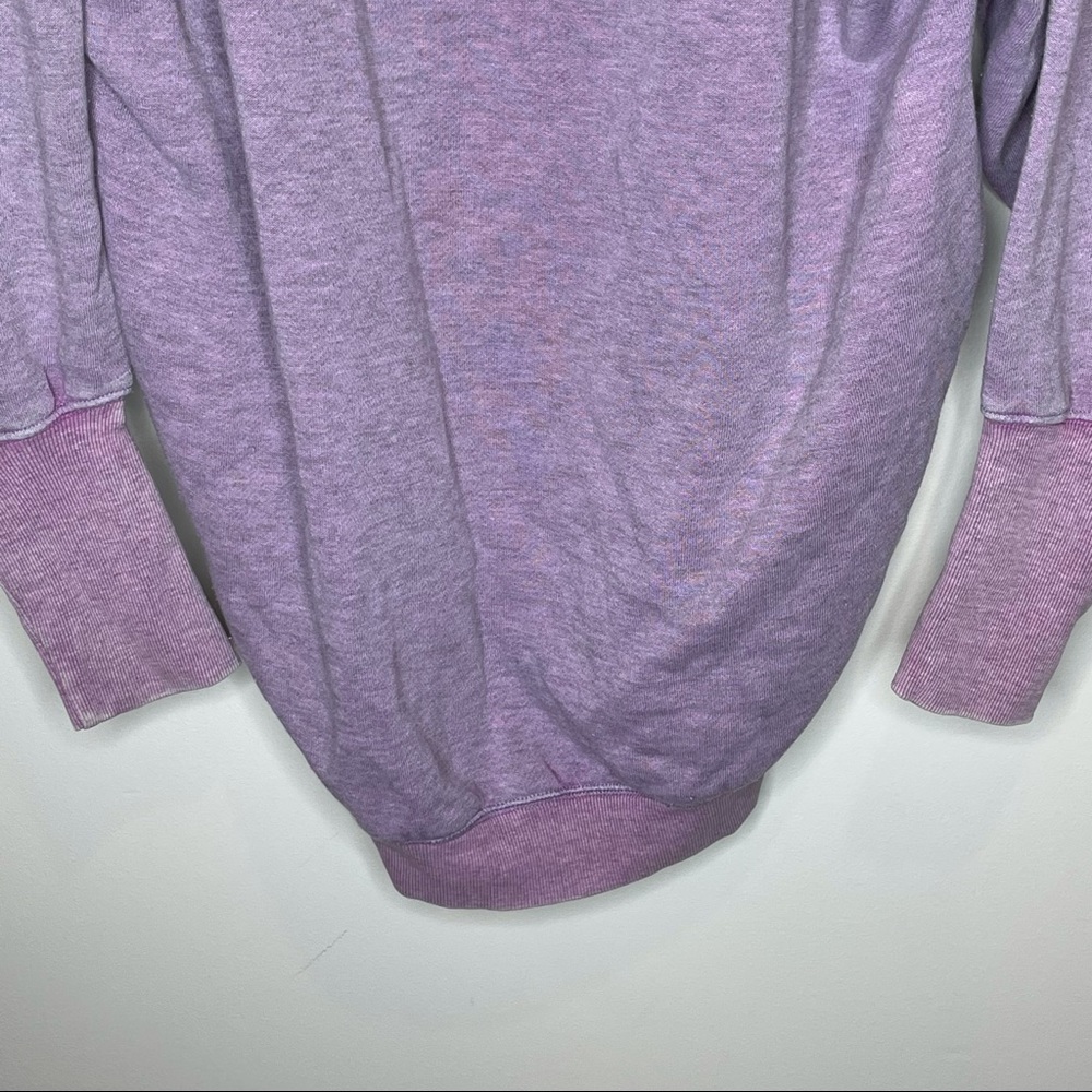 Free People oversized purple sweatshirt NWOT - Picture 2 of 6